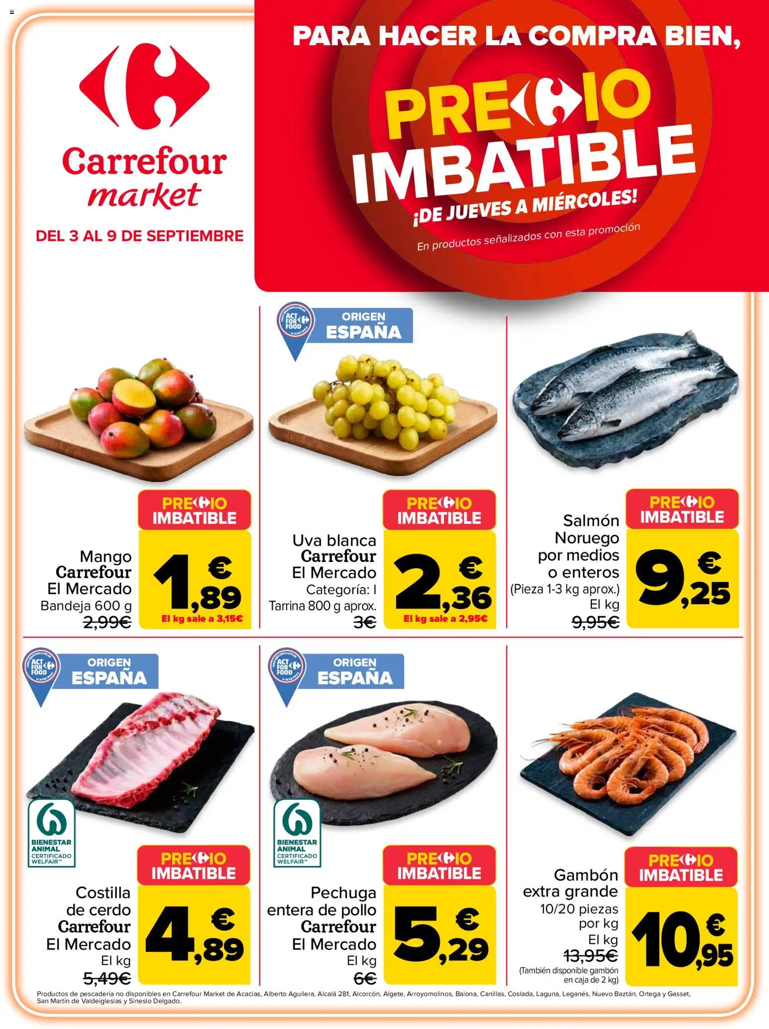 Vista previa del folleto de la tienda Carrefour Market válido desde el 03/09/2026 