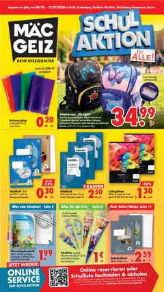 Vorschau von dem Prospekt des Geschäftes Mäc Geiz, gültig ab dem 06.07.2026