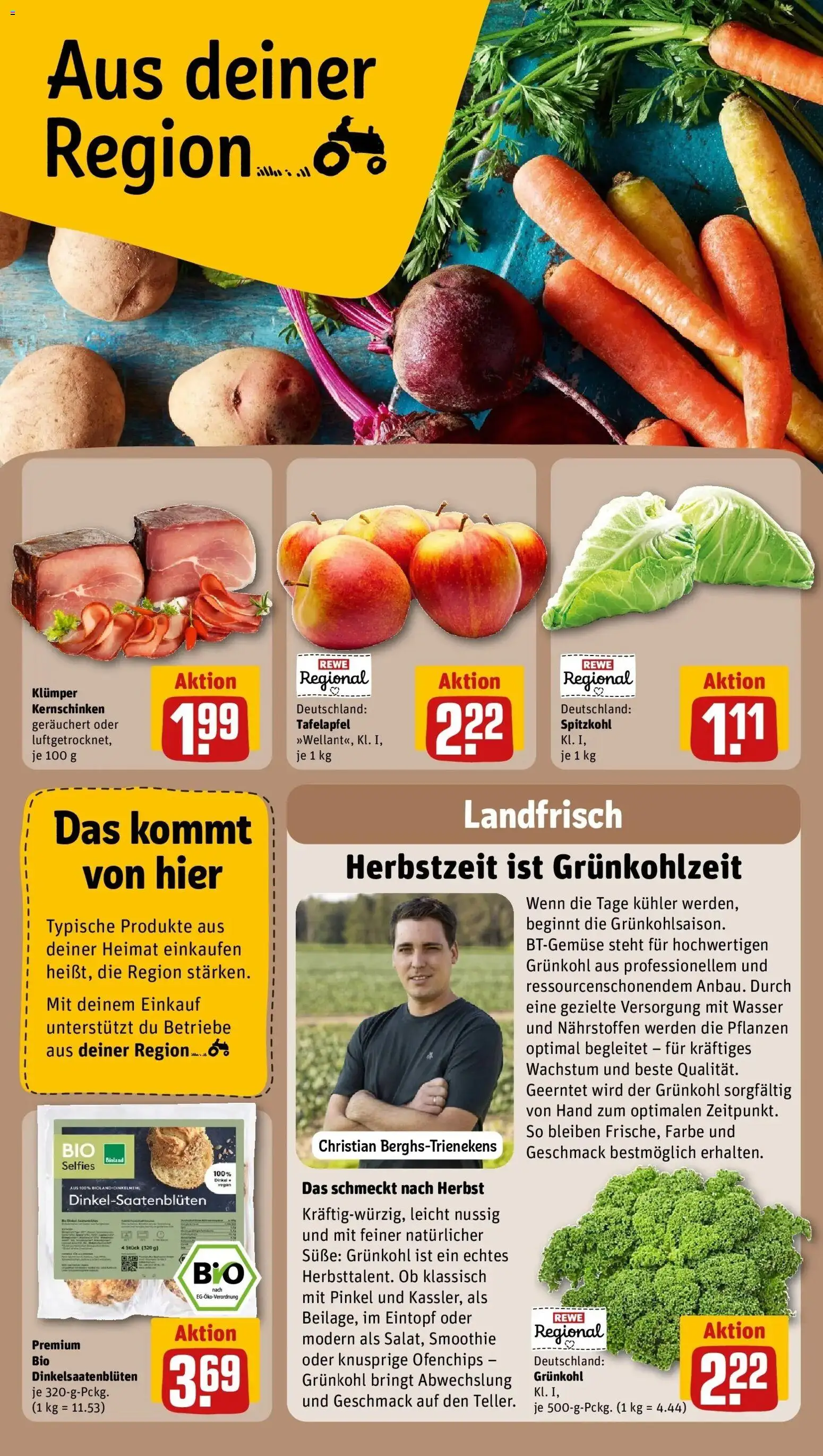 Vorschau von dem Prospekt des Geschäftes Rewe, gültig ab dem 26.10.2026