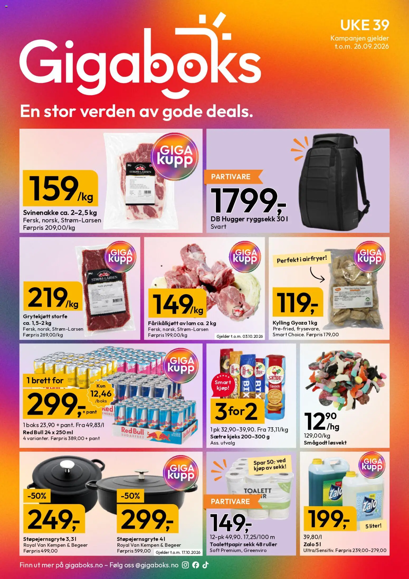 Forhåndsvis Gigaboks kundeavis fra butikk Gigaboks gyldig fra 21/09/2026
