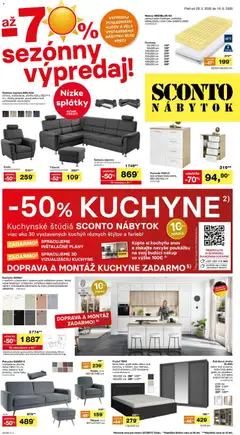 Náhľad Sconto nábytok letáku platného od 20.05.2026