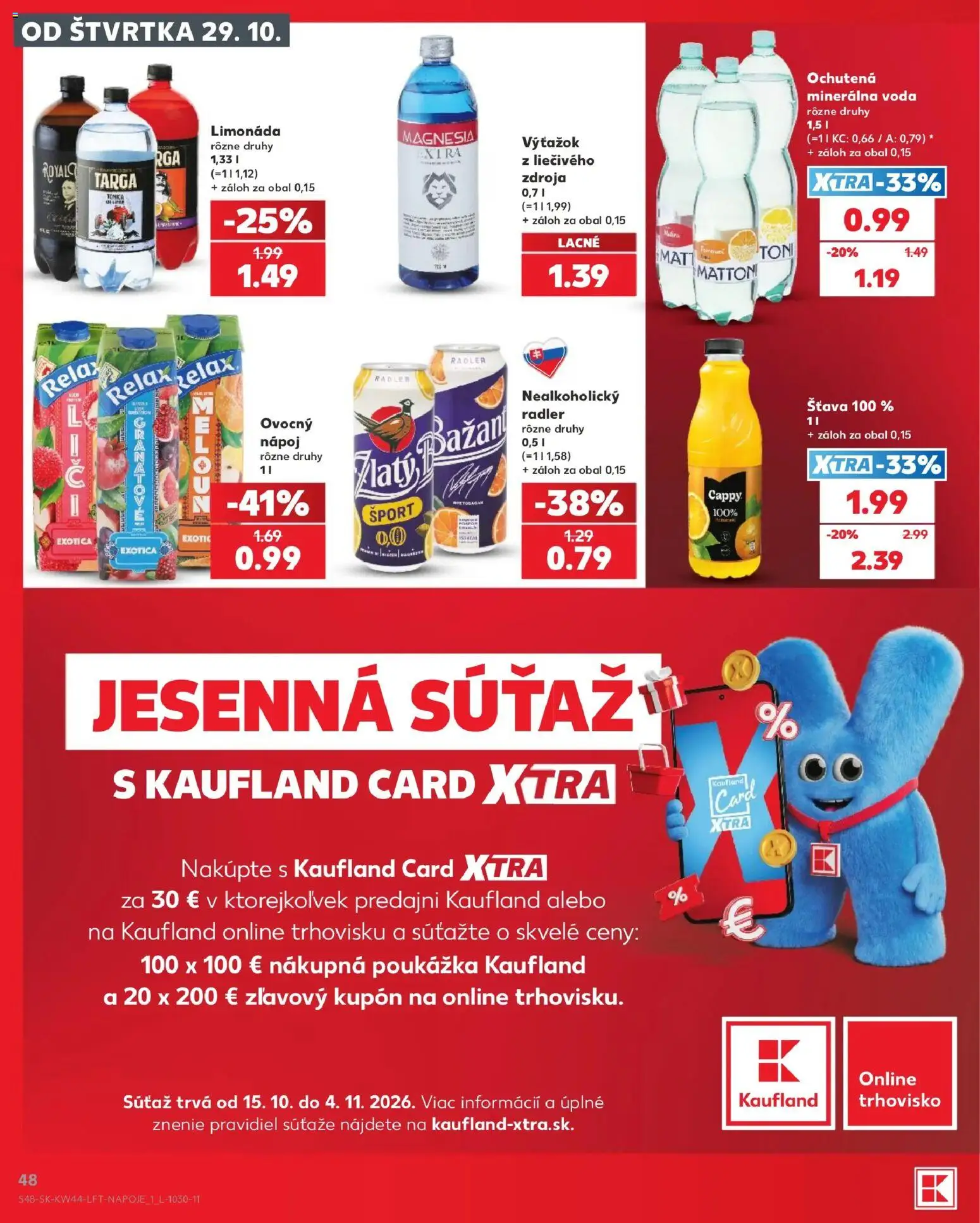 Náhľad Kaufland letáku platného od 29.10.2026