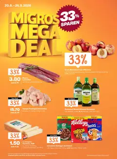 Vorschau des Merkblatts Migros aktionen vom Shop Migros gültig von 20.08.2026 bis 26.08.2026
