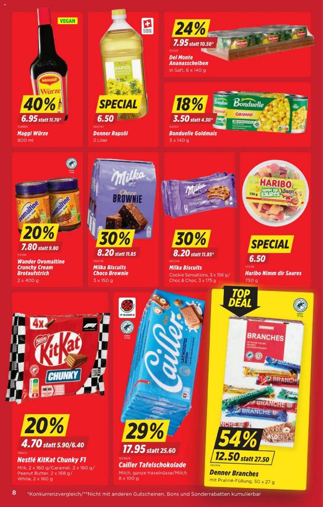 Neue Denner Aktionen ab 03.09.