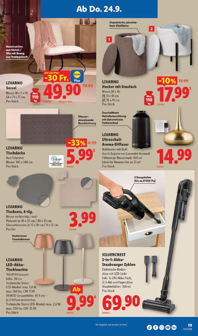 Neue Lidl Aktionen ab 24.09.