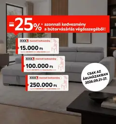 XXXLutz - XXXLutz akciós újság megtekintése, amely érvényes 2026.09.21.-től