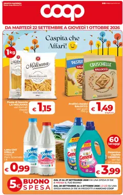 Anteprima dell'opuscolo COOP volantino Sicilia dal negozio COOP valido da 22/09/2026