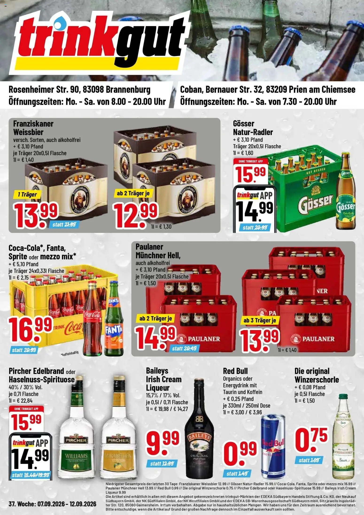 Vorschau von dem Prospekt des Geschäftes Trinkgut, gültig ab dem 07.09.2026