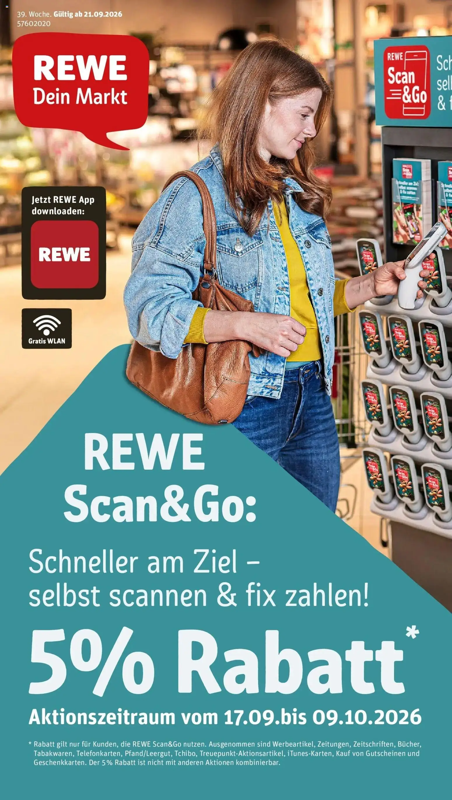 Vorschau von dem Prospekt des Geschäftes Rewe, gültig ab dem 21.09.2026