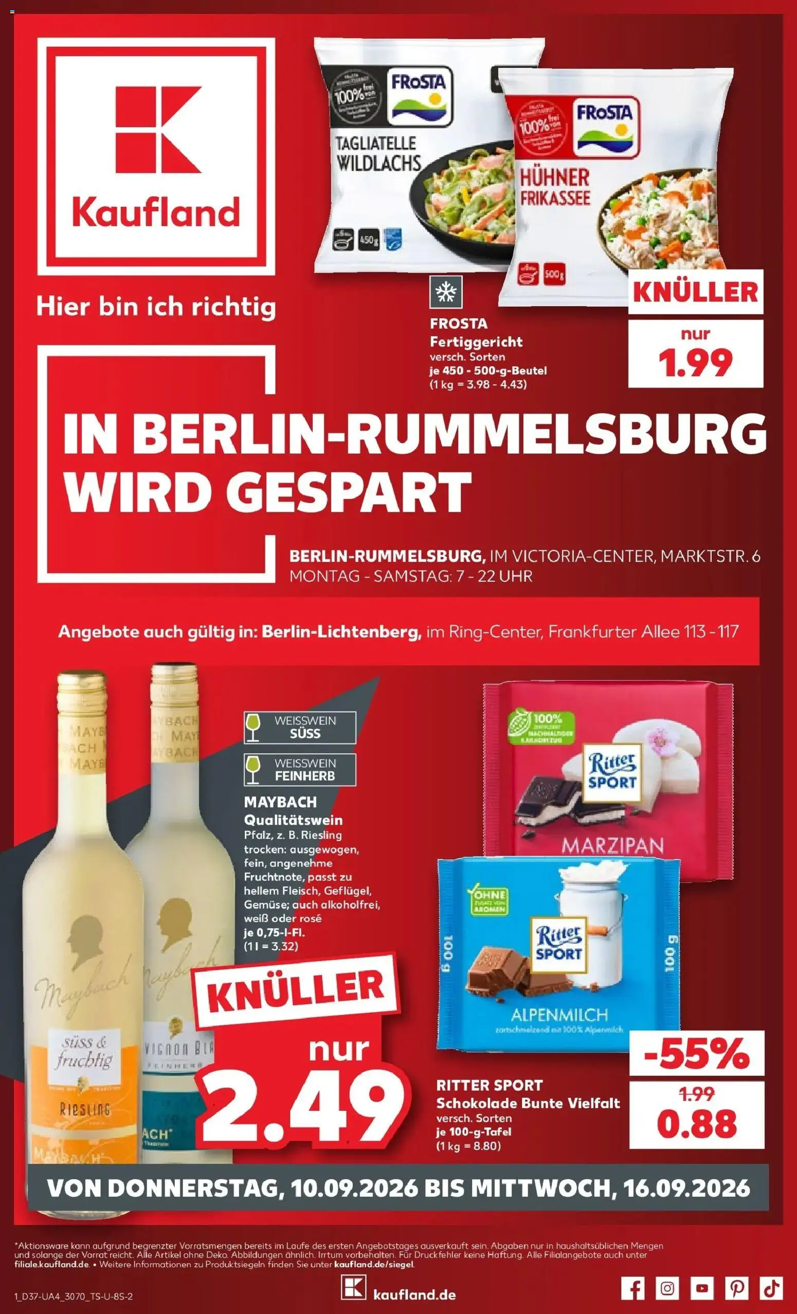 Vorschau von dem Prospekt des Geschäftes Kaufland, gültig ab dem 10.09.2026