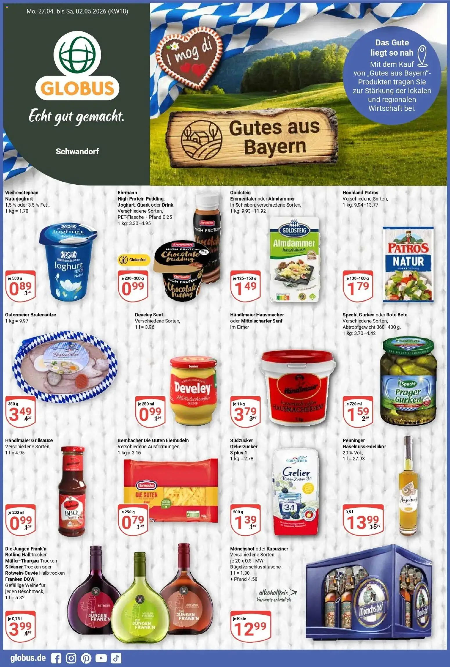 Vorschau von dem Prospekt des Geschäftes Globus, gültig ab dem 27.04.2026