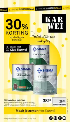Voorbeeld van KARWEI folder van winkel KARWEI geldig vanaf 10-08-2026