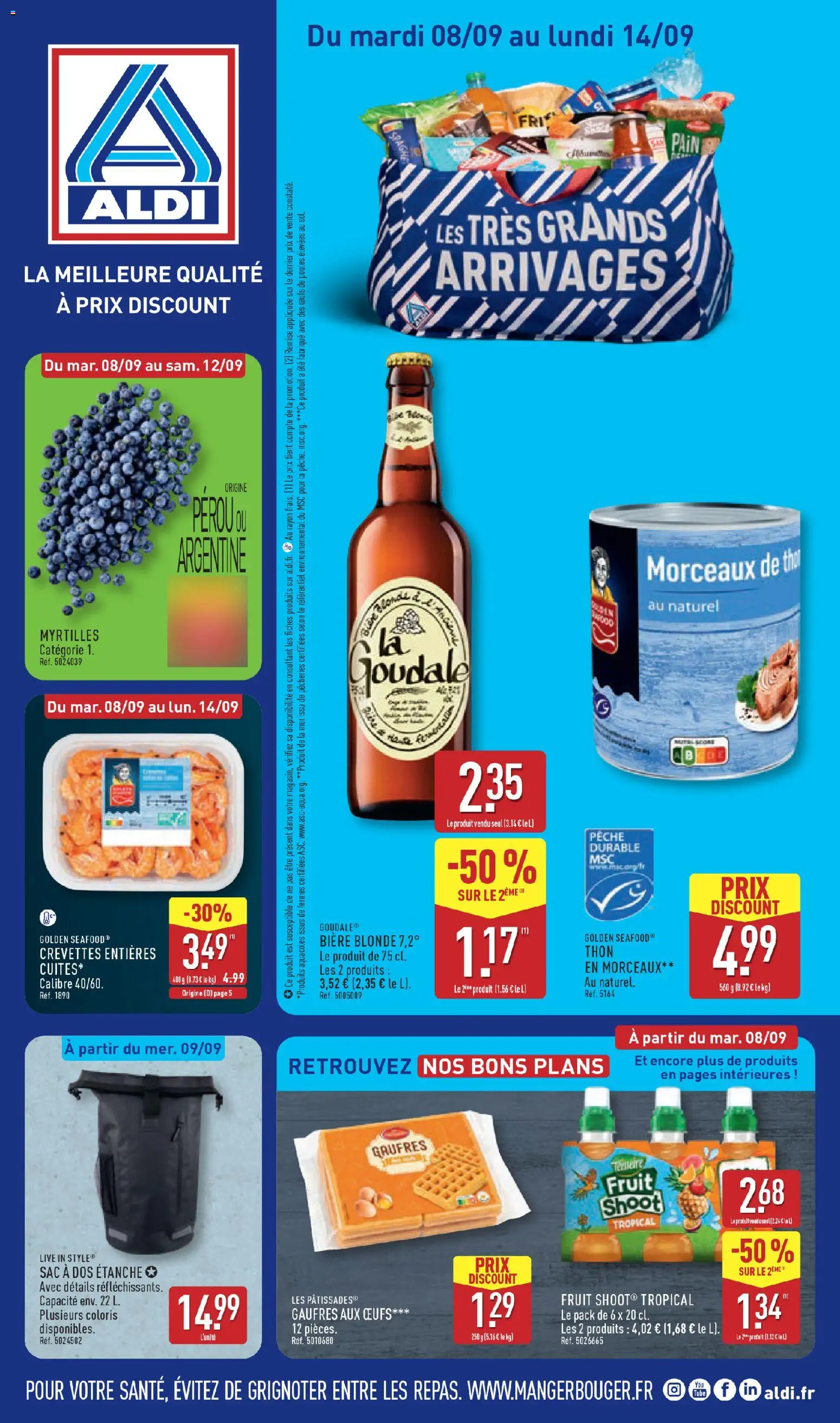 Prévisualisation de Aldi catalogue du magasin Aldi formulaire valide 08/09/2026
