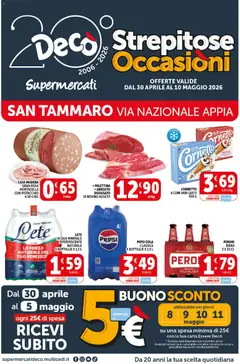 Anteprima dell'opuscolo Deco volantino Supermercati San Tammaro dal negozio Decò valido da 30/04/2026
