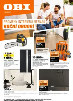 Náhled nabídky: OBI OBI leták - Proměny interiéru platný od 01.08.2026