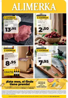 Vista previa del folleto de la tienda Alimerka válido desde el 22/06/2026 