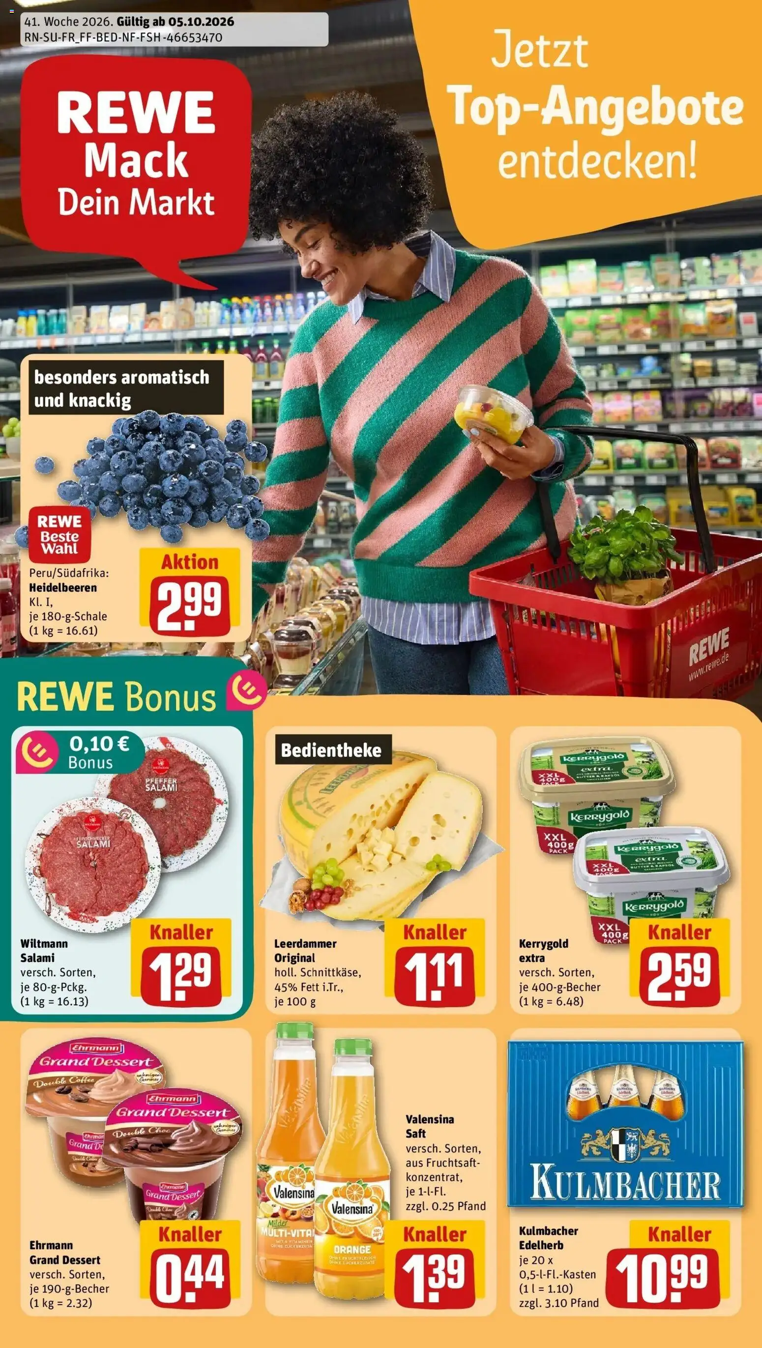 Vorschau von dem Prospekt des Geschäftes Rewe, gültig ab dem 05.10.2026