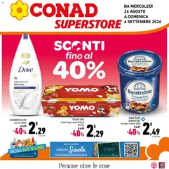 Anteprima dell'opuscolo Conad volantino Superstore Sicilia dal negozio Conad valido da 26/08/2026