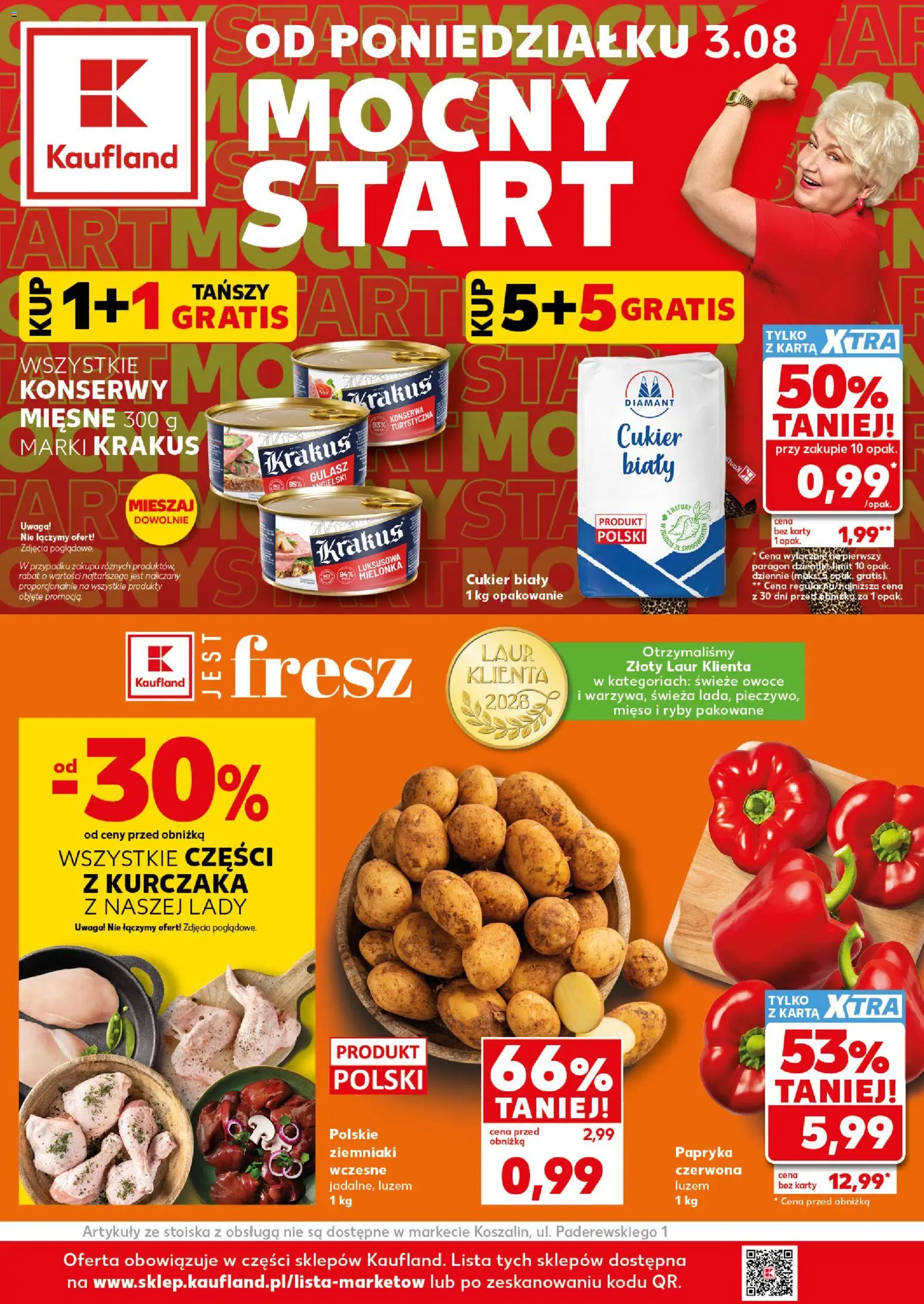 Náhled nabídky: Kaufland Polsko Kaufland Polsko leták - Mocny start platný od 03.08.2026