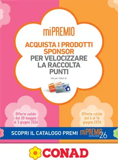 Anteprima dell'opuscolo Conad volantino Mi Premio Lazio dal negozio Conad valido da 20/05/2026