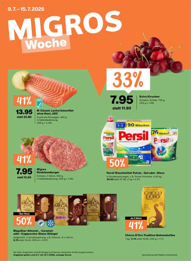 Neue Migros Aktionen ab 09.07.