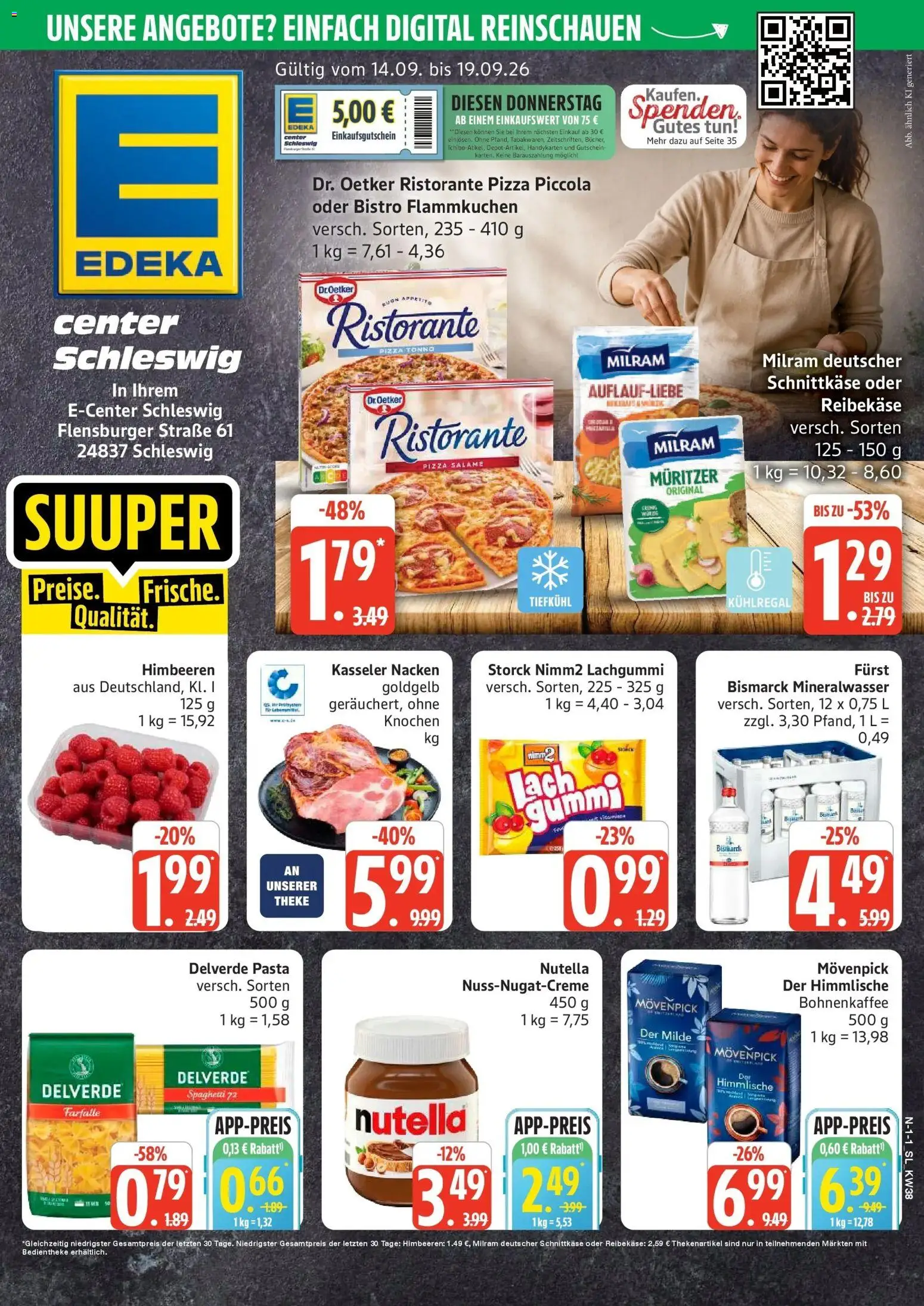 Vorschau von dem Prospekt des Geschäftes Edeka, gültig ab dem 14.09.2026