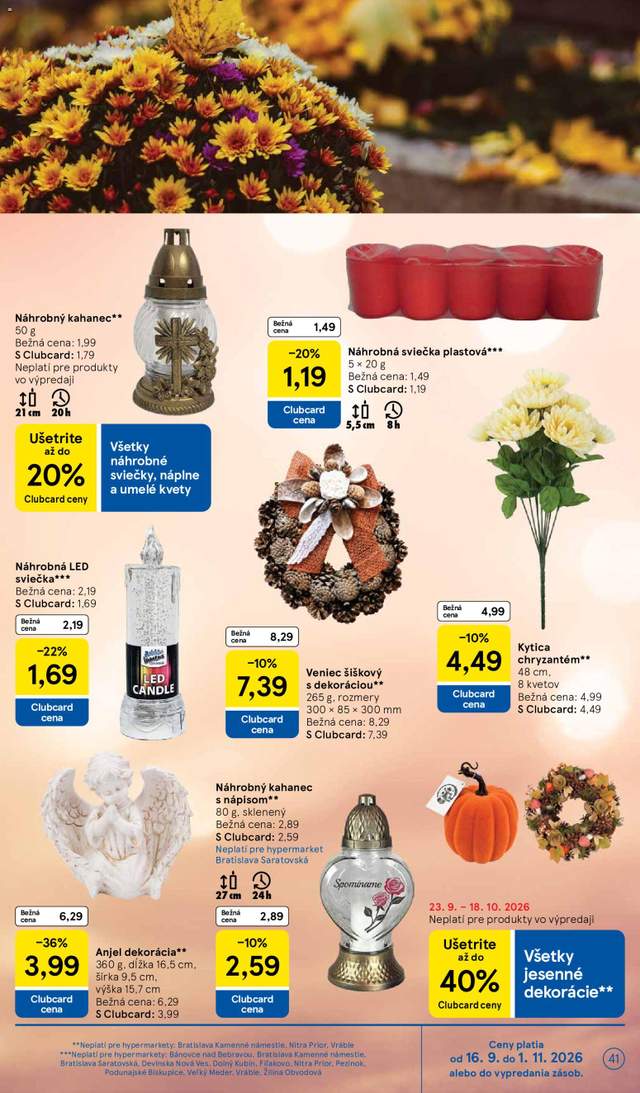 Nový Tesco leták od 23.09.