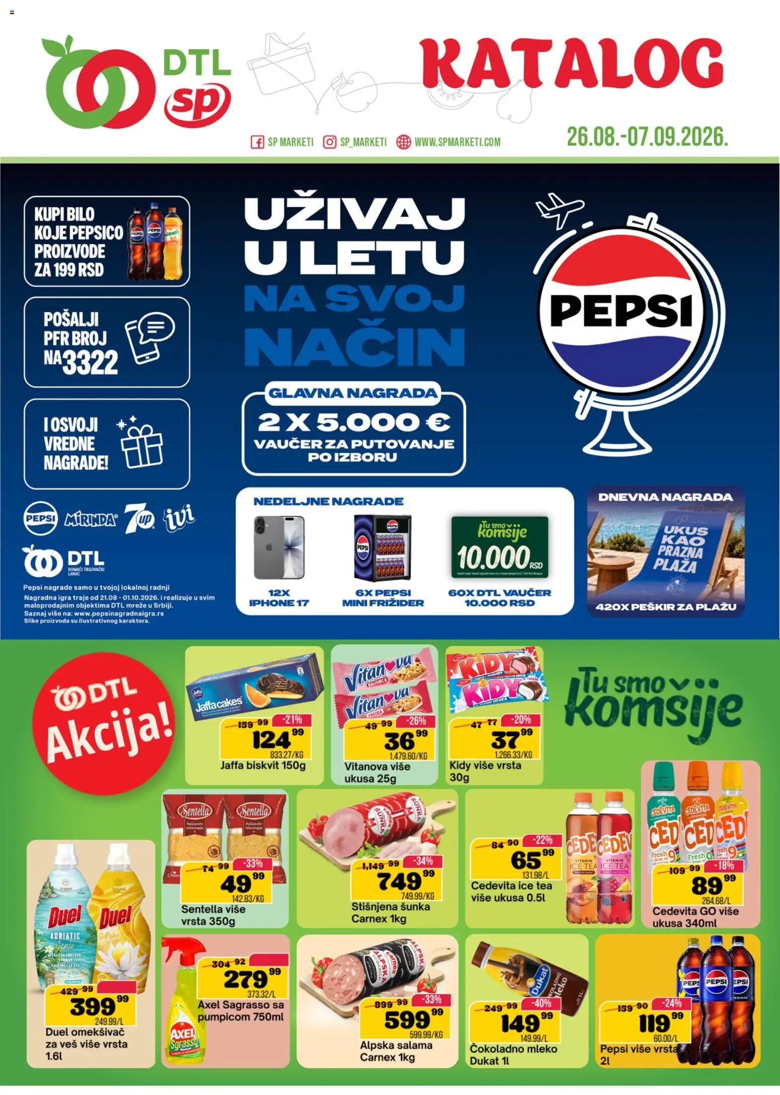 Pregled Senta Promet kataloga - važi od 26.08.2026