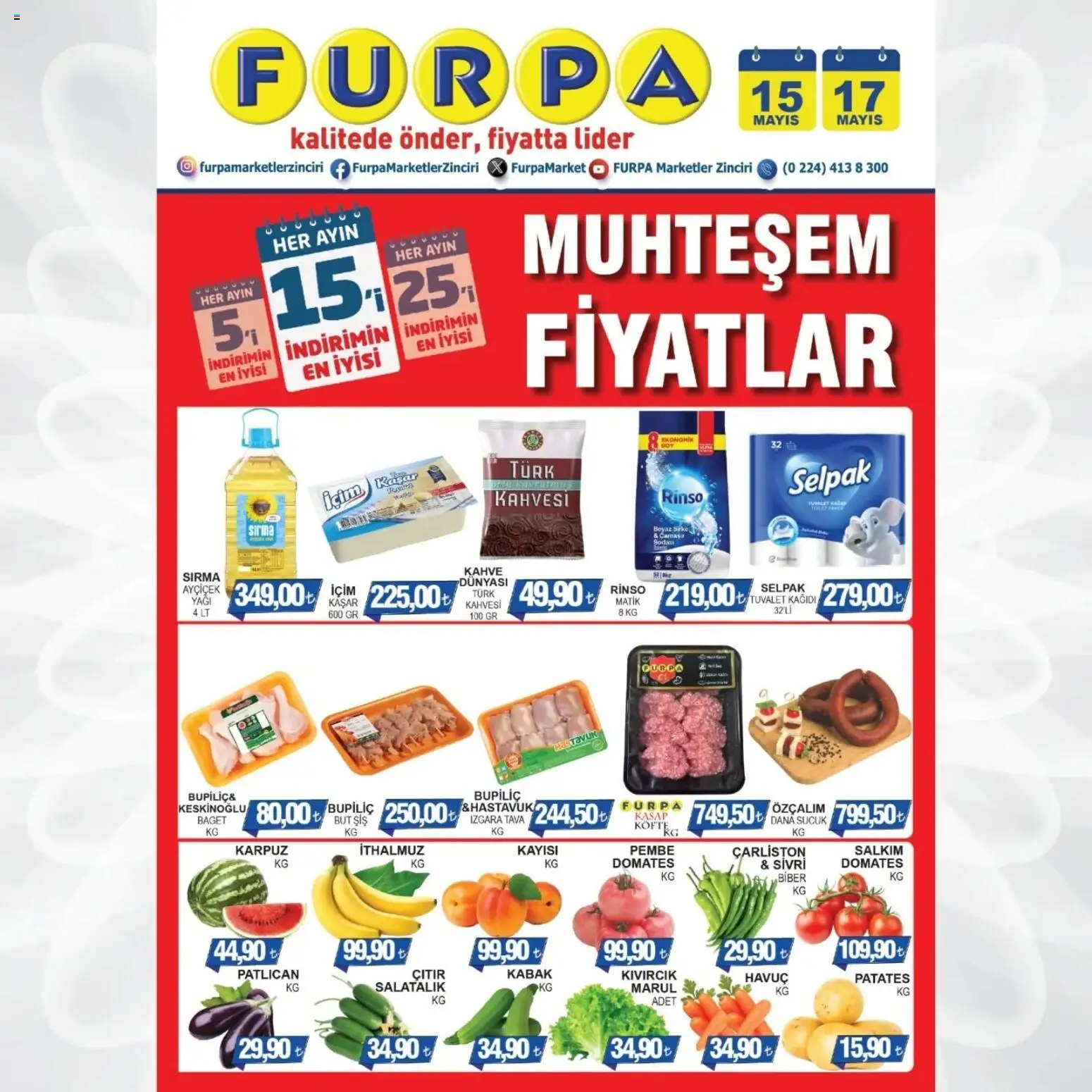 Furpa Furpa Katalog - Muhteşem Fiyatlar 15.05.2026 - Broşürünün önizlemesi