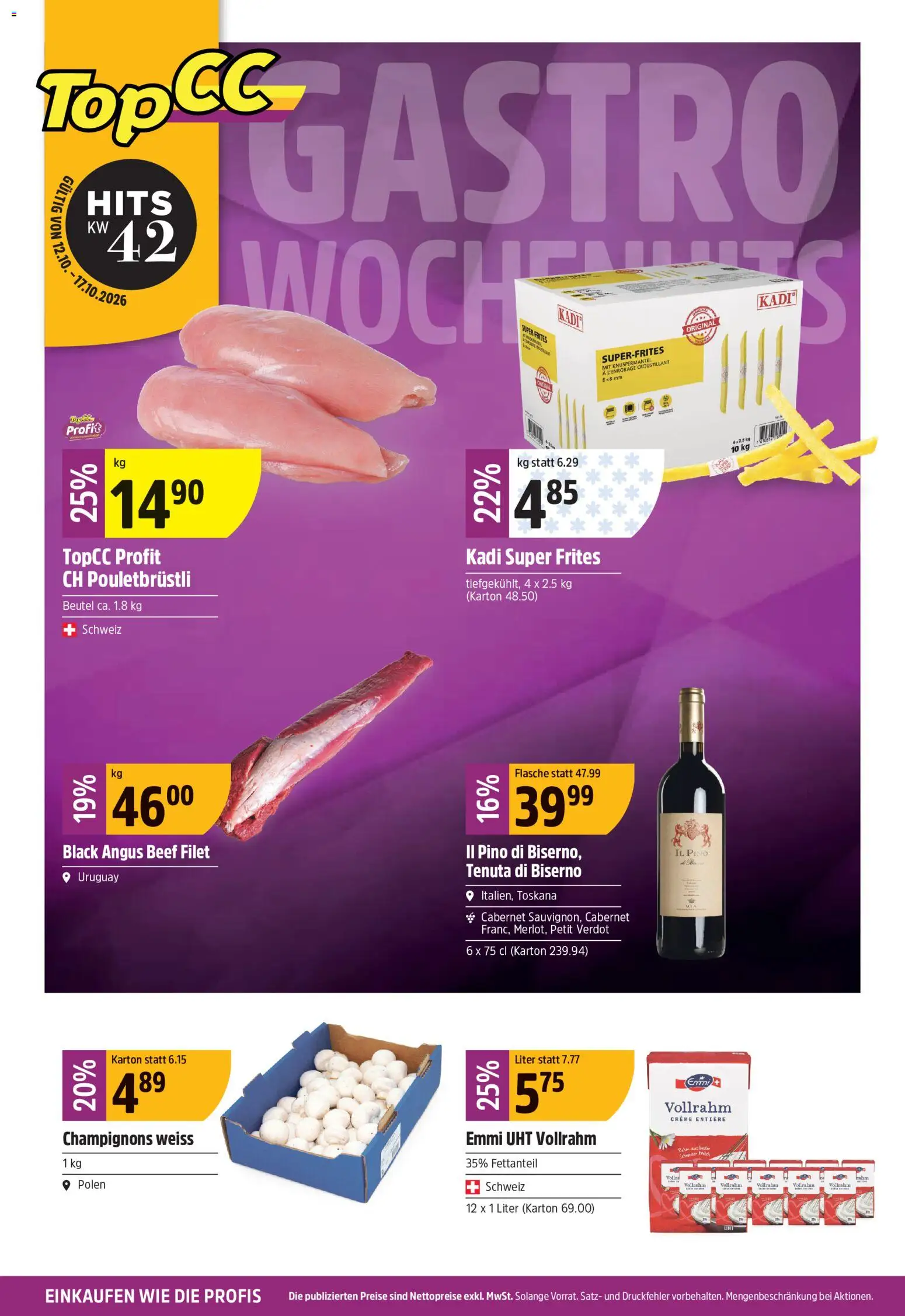 Vorschau des Merkblatts TopCC aktionen vom Shop TopCC gültig von 12.10.2026 bis 17.10.2026