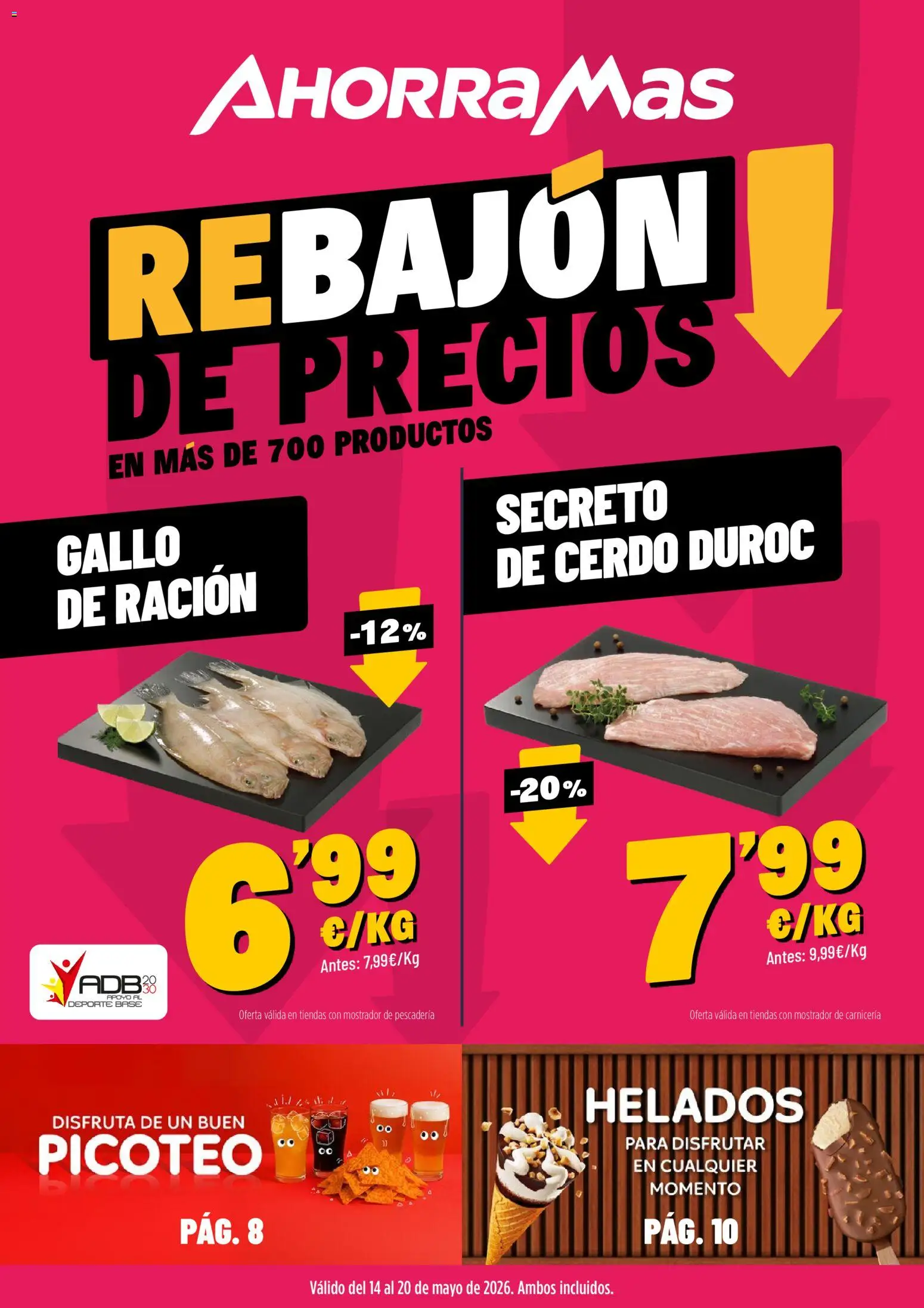 Vista previa del folleto de la tienda AhorraMas válido desde el 14/05/2026 