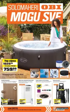 Pregled letka OBI katalog trgovine OBI vrijedi od 08.06.2026