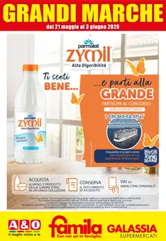 Anteprima dell'opuscolo Famila volantino Grandi Marche dal negozio Famila valido da 21/05/2026
