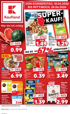Vorschau von dem Prospekt des Geschäftes Kaufland, gültig ab dem 18.06.2026