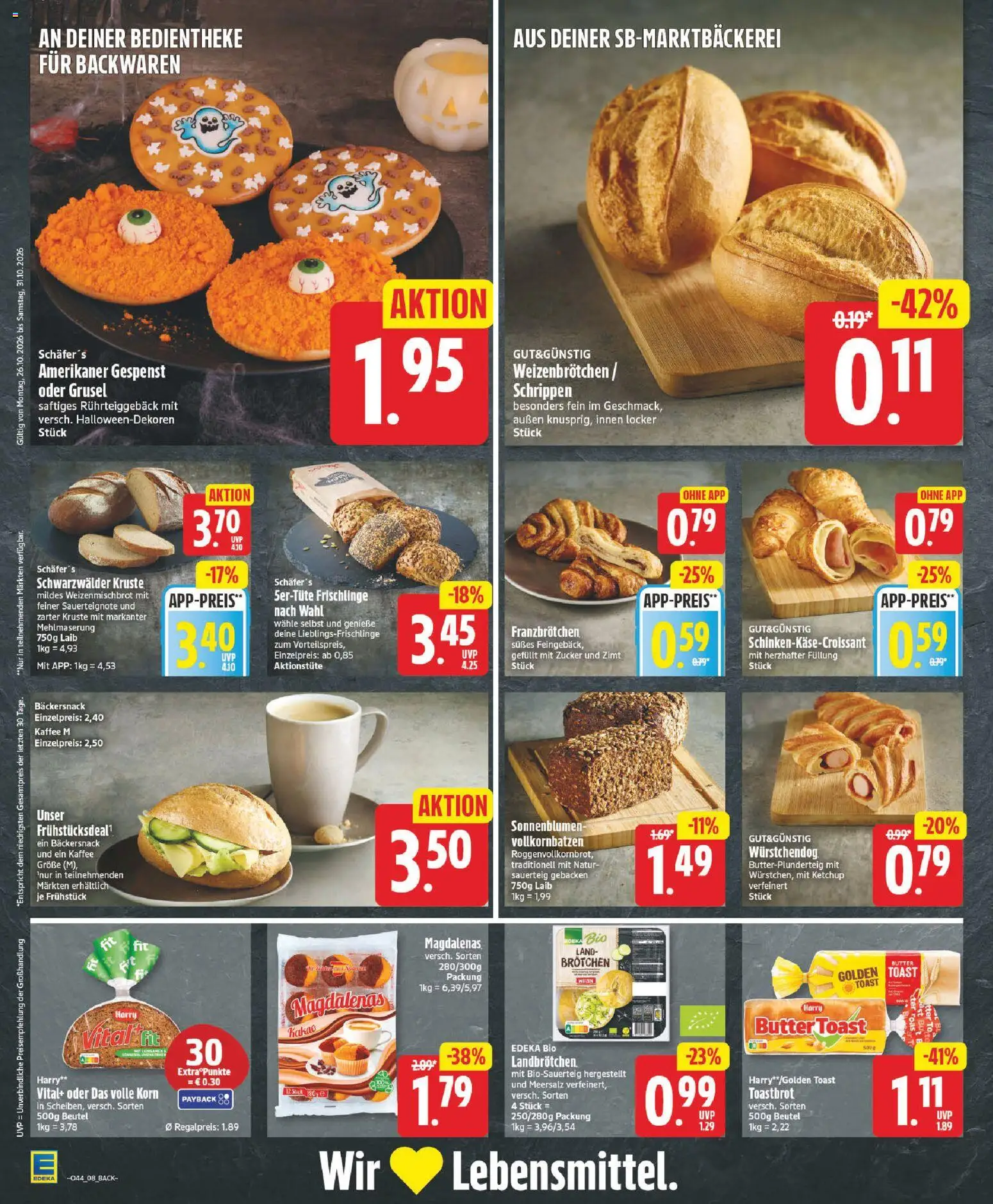 Vorschau von dem Prospekt des Geschäftes Edeka, gültig ab dem 26.10.2026