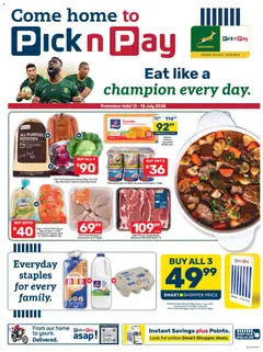 Preview of Pick n Pay flyer valid from 13/07/2026