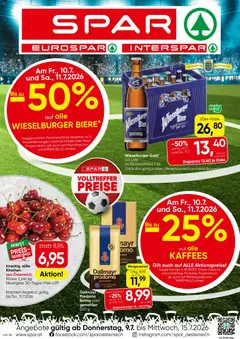 Vorschau der Angebote: Spar Spar Flugblatt - Niederösterreich gültig ab 09.07.2026