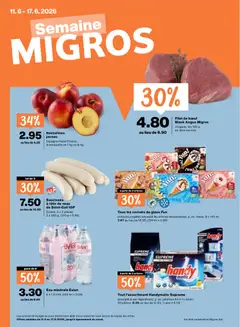 Vorschau des Merkblatts Migros aktionen FR vom Shop Migros gültig von 11.06.2026 bis 17.06.2026