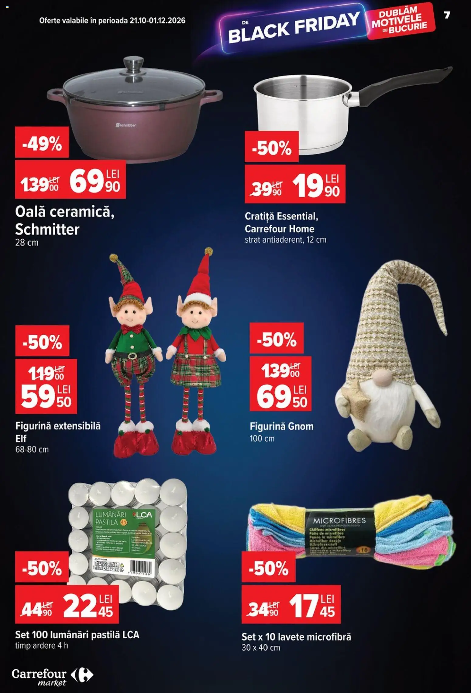 Previzualizarea de cataloage: Carrefour Carrefour Catalog Market valabil de la 28.10.2026 - Black, Oală, Lavete, Cratiță