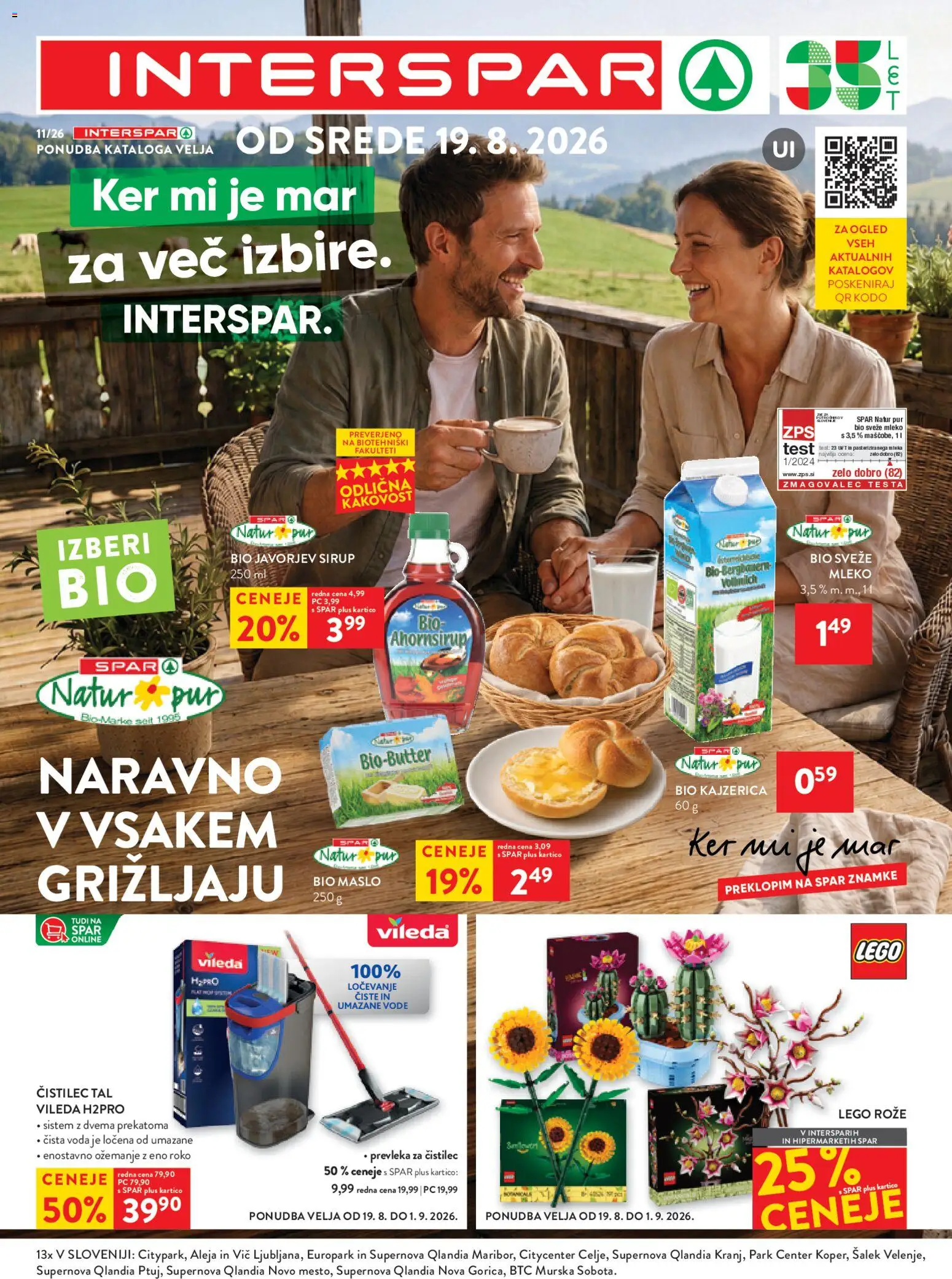 Predogled kataloga iz trgovine Spar veljaven od 19.08.2026