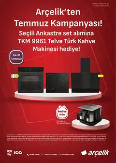 Arçelik Arçelik - Ankastre Kataloğu 24.07.2026 - Broşürünün önizlemesi