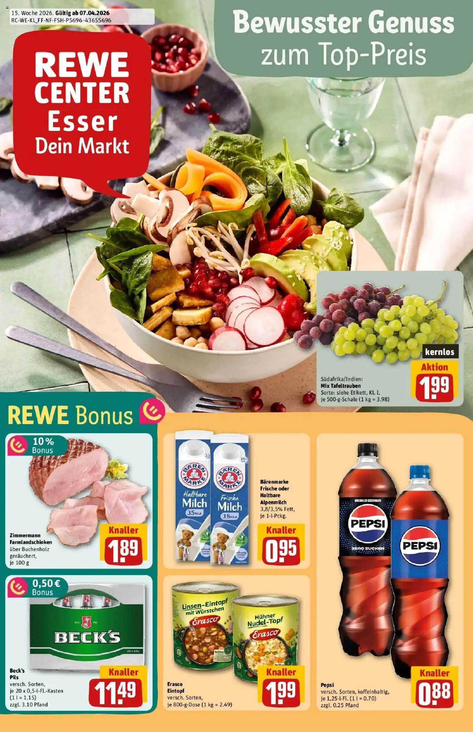 Vorschau von dem Prospekt des Geschäftes Rewe, gültig ab dem 05.04.2026
