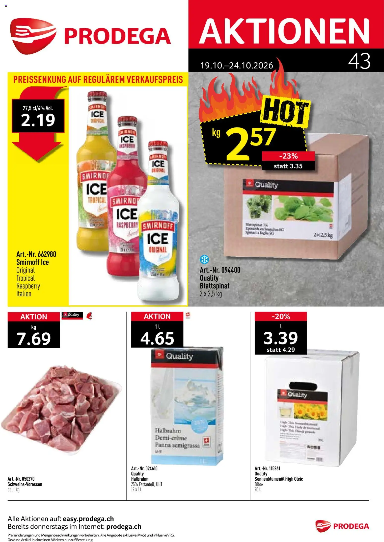 Vorschau des Merkblatts Prodega aktionen vom Shop Prodega gültig von 19.10.2026 bis 24.10.2026