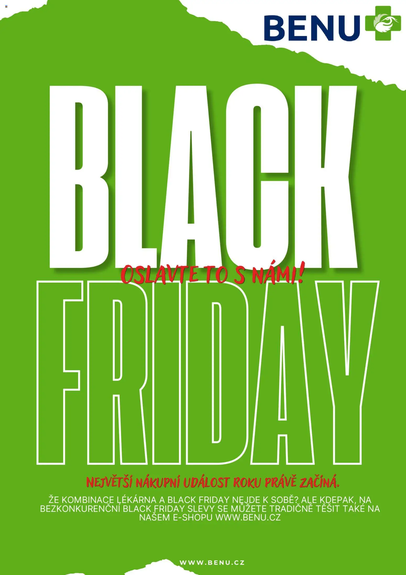 Náhled nabídky: Benu Benu Black Friday avízo platný od 28.10.2026