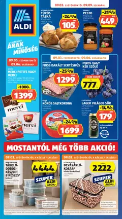 Aldi - Aldi akciós újság megtekintése, amely érvényes 2026.09.03.-től
