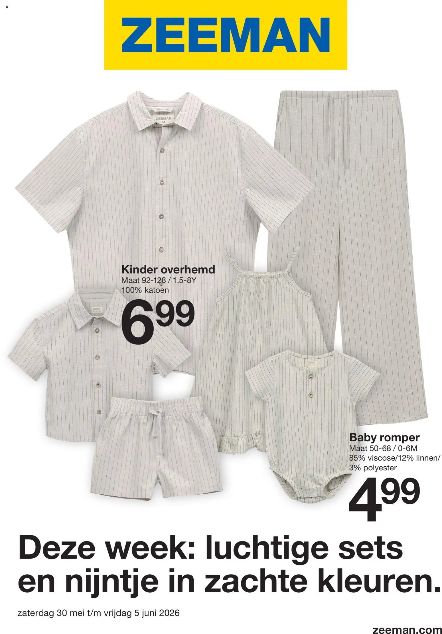 Voorbeeld van Zeeman folder van winkel Zeeman geldig vanaf 30-05-2026