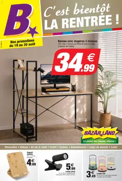 Prévisualisation de BazarLand - C'est bientôt la rentrée ! Echirolles du magasin Bazarland formulaire valide 19/08/2026