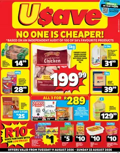 Preview of Usave flyer valid from 11/08/2026