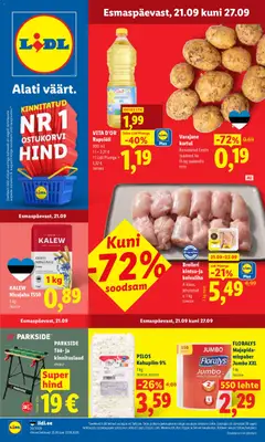 Lidl kliendilehe eelvaade alates 21.09.2026