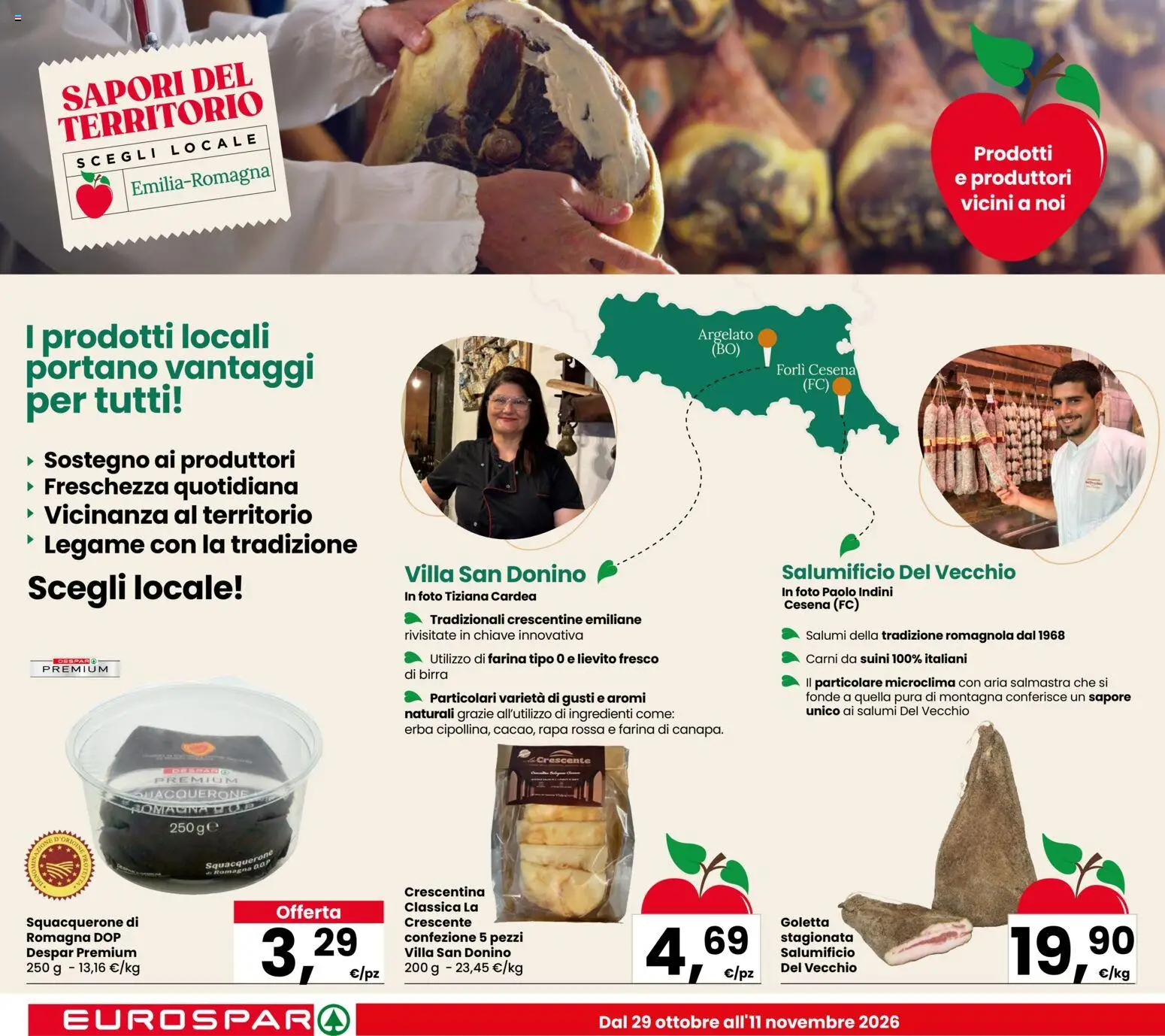 Anteprima dell'opuscolo Eurospar volantino Guastalla dal negozio Eurospar valido da 29/10/2026 - Birra, Farina, Lievito, Ingredienti